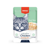 Pate Cho Mèo Wanpy Thịt Gà Thật 80g